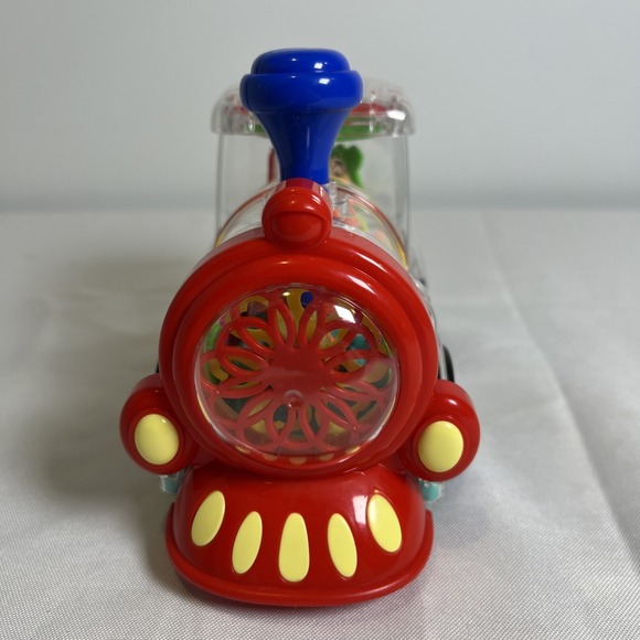 Light Up Moving Train Toy W Sound Electric Transparent Gear Sensory Tested Works - Picture 3 of 12